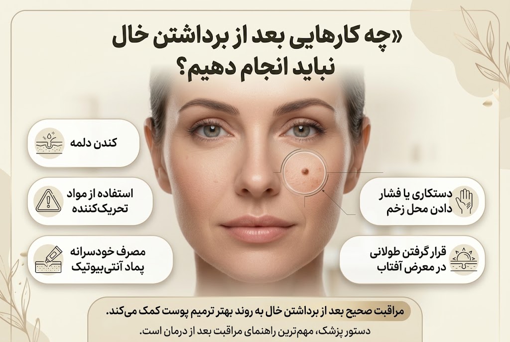 بهترین پماد بعد از برداشتن خال