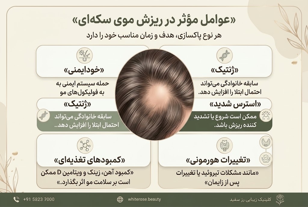 درمان خانگی ریزش مو سکه ای