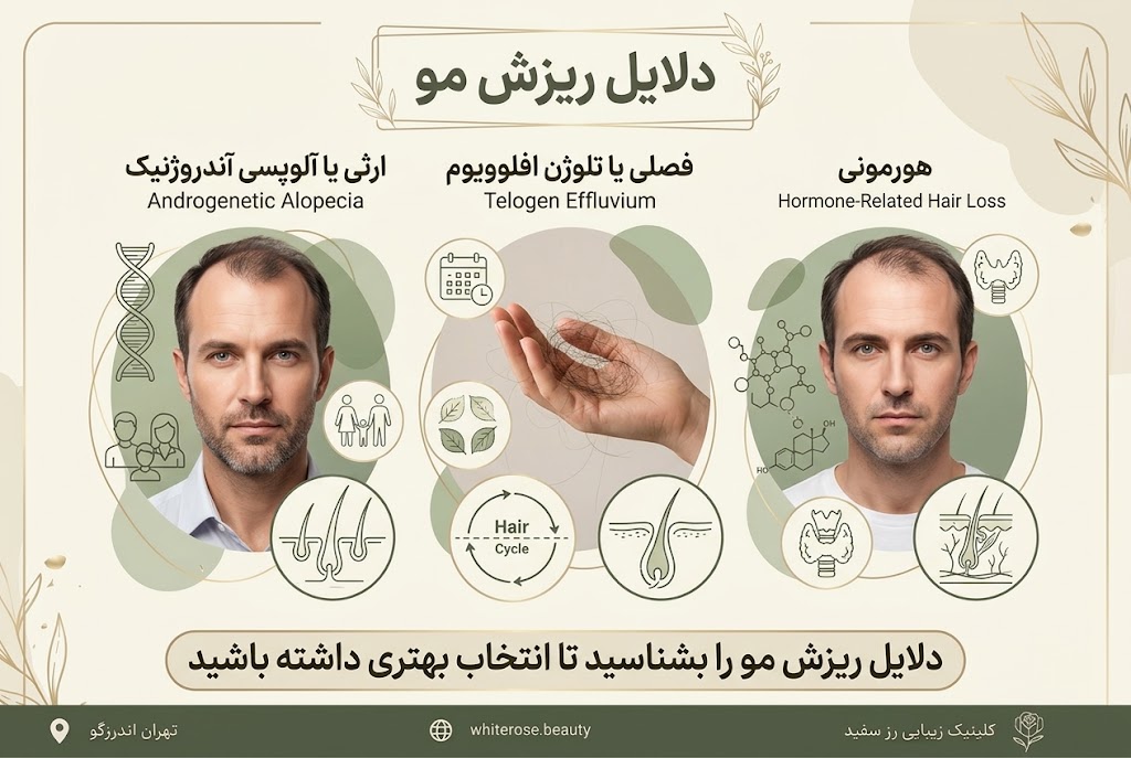 از کجا بفهمیم ریزش مو هورمونی است؟