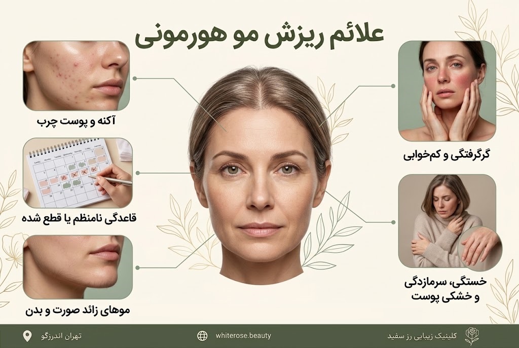 از کجا بفهمیم ریزش مو هورمونی است؟