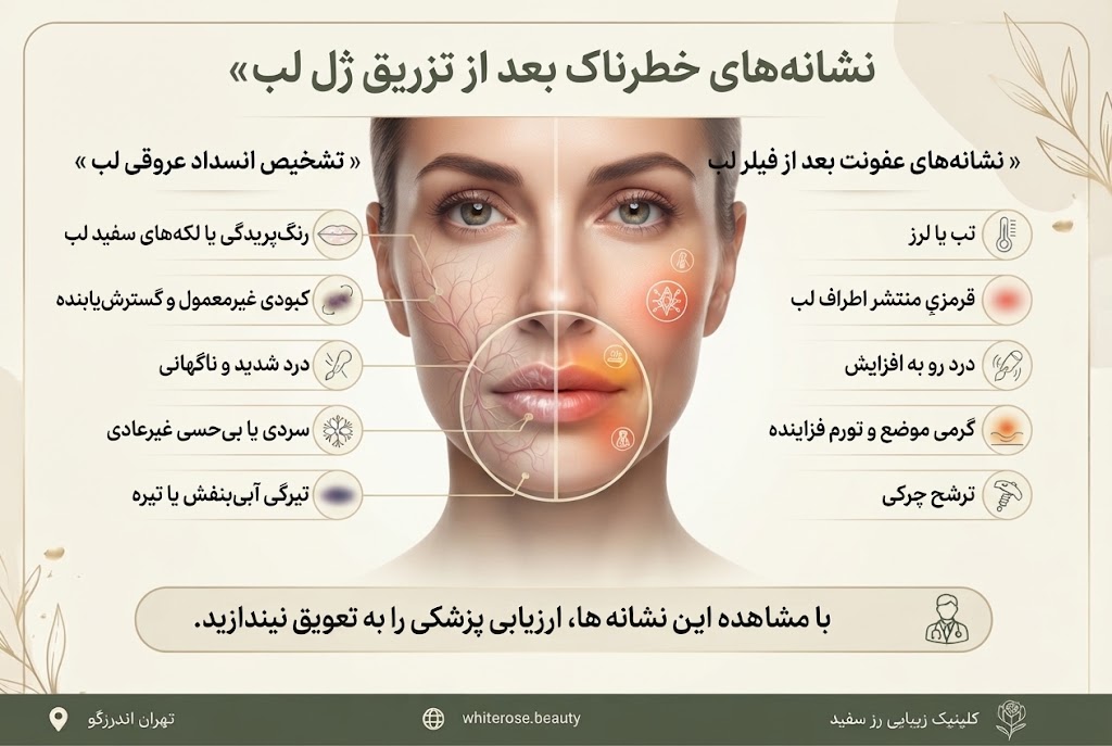 عوارض ژل لب چیست؟ عوارض طبیعی و نشانههای خطر