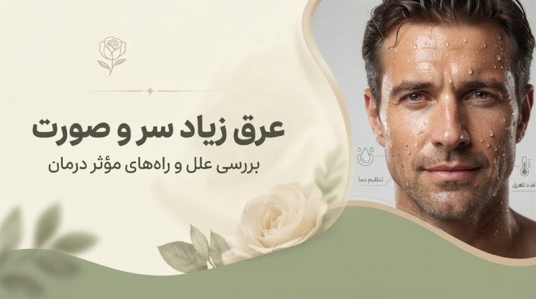 علت عرق زیاد سر و صورت؛ بررسی علل و راه‌های موثر درمان